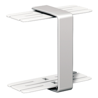 OptiLine 70, pieza de cubierta de unión, PC/ABS, aluminio metalizado