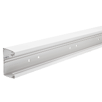 OptiLine 70, canal 1 compartimiento, 95 x55mm, PVC, blanco polar, 2000mm
