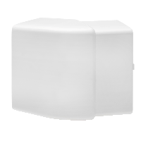 OptiLine 70, ángulo exterior ajustable 95x55mm, PC/ABS, blanco polar