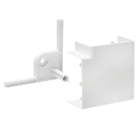OptiLine 70, ángulo plano, 95x55mm, PC/ABS, blanco polar