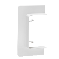 OptiLine 70, embellecedor pared techo, 95x55mm, PC/ABS, blanco polar