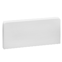 OptiLine 70, tapa final -120x55mm, PC/ABS, blanco polar