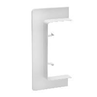 OptiLine 70, embellecedor techo pared -120x55mm, PC/ABS, blanco polar