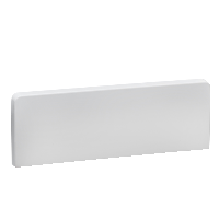 OptiLine 70, tapa final, 155x55mm, PC/ABS, blanco polar