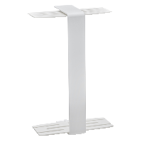 OptiLine 70, conjunto de unión, 155x55mm, PC/ABS, blanco polar