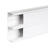 OptiLine 70, canal 2 compartimientos, 185x55mm, PVC, blanco polar, 2000mm