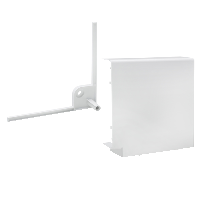OptiLine 70, ángulo plano°, 185x55mm, PC/ABS, blanco polar