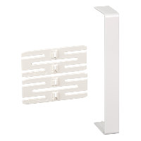 OptiLine 70, conjunto de unión, 185x55mm, PC/ABS, blanco polar