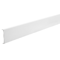 OptiLine 70, tapa frontal, 70mm, PVC, blanco polar