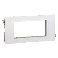 OptiLine 70, adaptor for Unica wiring device, 2module, blanco polar