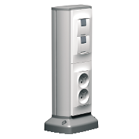 OptiLine 70, minicolumna para dos adaptadores dobles, 333mm