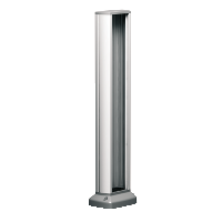 OptiLine 70, minicolumna con entrada canal salvacables de PVC, 613mm