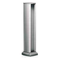 OptiLine 70, minicolumna con entrada canal salvacables de aluminio, 613mm