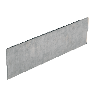 OptiLine 45, placa ciega, caja registro metálica 350x350