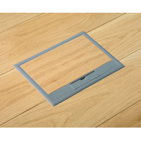 OptiLine 45, caja de salida de suelo Unica, 6módulos
