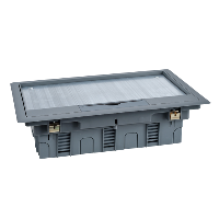 OptiLine 45, caja de salida desuelo Unica, 8módulos