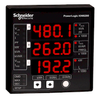 ION6200. 1 PUERTO RS485+2 SALIDAS IMPULSIONALES