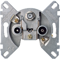 Toma triple R-TV/SAT (conector tipo F)