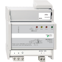 Power supply 320 REG-K with battery connection, light grey
