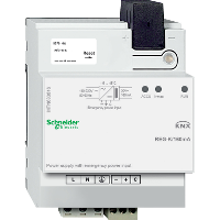 Fuente alimentación KNX REG-K/160mA con entrada alimen. emergencia, gris claro