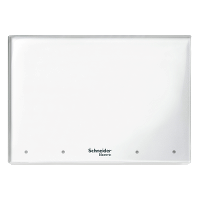 Lector RFID control de accesos KNX cristal blanco