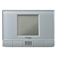 Termostato KNX cristal aluminio