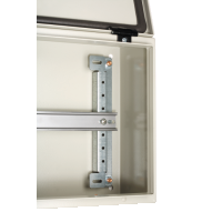 Set de 2 soportes 250x400mm y 1 carril DIN. Para el montaje en el envolv S3D.