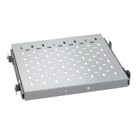 Actassi, perforated tray, 1U, depth 600mm