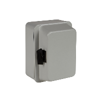 Caja de metal- cubierta ciega alta, abisagrada, Al357 x An307 x L210, IP55