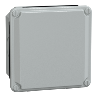 Caja semitroquelada de metal- cubierta ciega baja, Al105 x An105 x L49, IP55