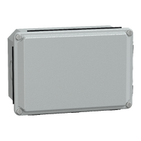 Caja semitroquelada de metal- cubierta ciega baja, Al155 x An105 x L61, IP55