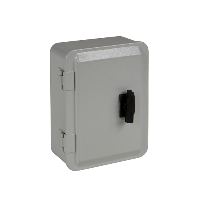 Caja industrial de metal- cubierta ciega, abisagrada, Al357 xAn307 xL136 -IP55