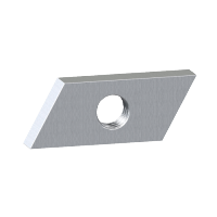 Tuerca estándar M4 para carriles verticales de aluminio, Suministro: 100 piezas