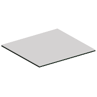 Placa pasacables estándar Spacial SM, 1,000x500mm