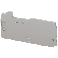 Tapa NSYTR para bloque de terminales de nivel único híbrido 1x2, 1,5mm2