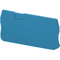 Tapa NSYTR para borneros de nivel único de resorte y Push-in 1x2, 2,5mm2 BL