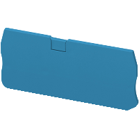 Tapa NSYTR para borneros de nivel único de resorte y Push-in 2x2, 2,5mm2 BL
