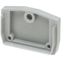 Tapa NSYTR para borneros mini de resorte con brida, 1x1 y 2x2, 2,5mm2