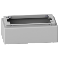 Zócalo poliéster para armario PLAZ(T)74, apertura frontal IP44-IK10 RAL7032
