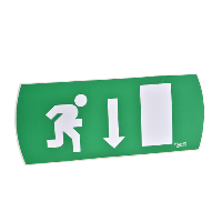 10 SALIDA pegatinas de pictogramas LUXA 8W