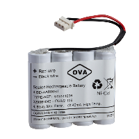 Batería, 4,8 V, 1,6Ah, Ni-Cd
