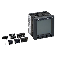 Medidor de potência PM820, leituras básicas, THD e mín./máx., com visor