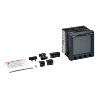 Medidor de potência PM850, leituras básicas, THD e mín./máx., com visor
