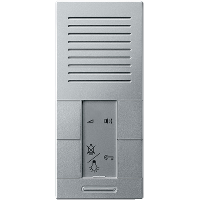 Teléfono Elegance empotrado aluminio