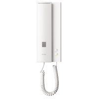 Teléfono estándar blanco