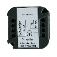 Distribuidor de señal de video para empotrar