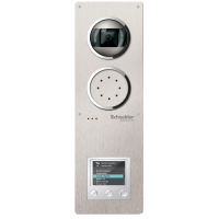 Placa calle video Acero, selector display digital