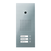 Placa calle video Glass, 3 viv