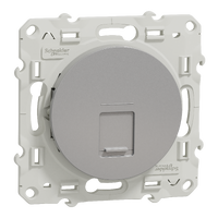 Odace, Toma RJ-45 cat.5e. UTP Plata