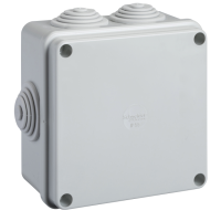 Caja de conexiones Pilote IP55 100x100x50 con ojales